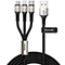 کابل تبدیل USB به USB-C/microUSB/لایتنینگ باسئوس مدل CAMLT-GH01 طول 1.2 متر